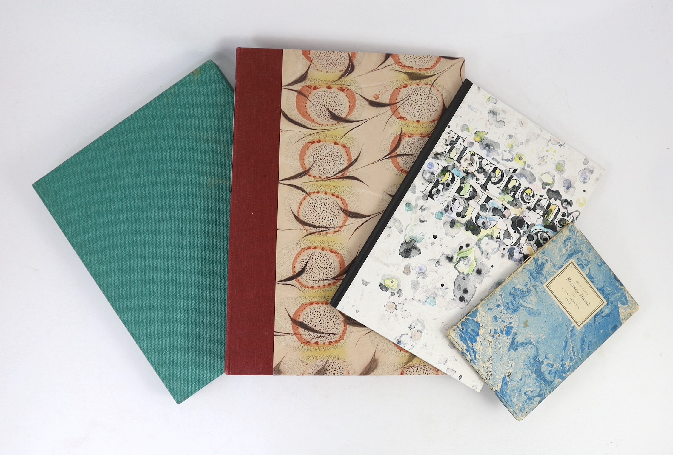 Yorke, Michael - To War with Paper and Brush: Captain Edward Ardizzone, Official War Artist, one of 700, oblong 4to, original cloth, Fleece Press, Upper Denby, 2007, in slip case; Cook, Olive - Tryphema Pruss, illustrate